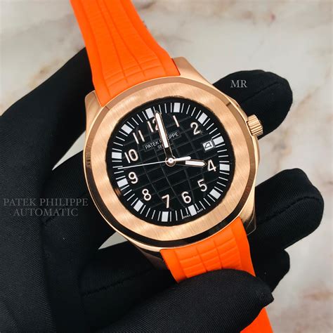 patek philippe orange rubber band